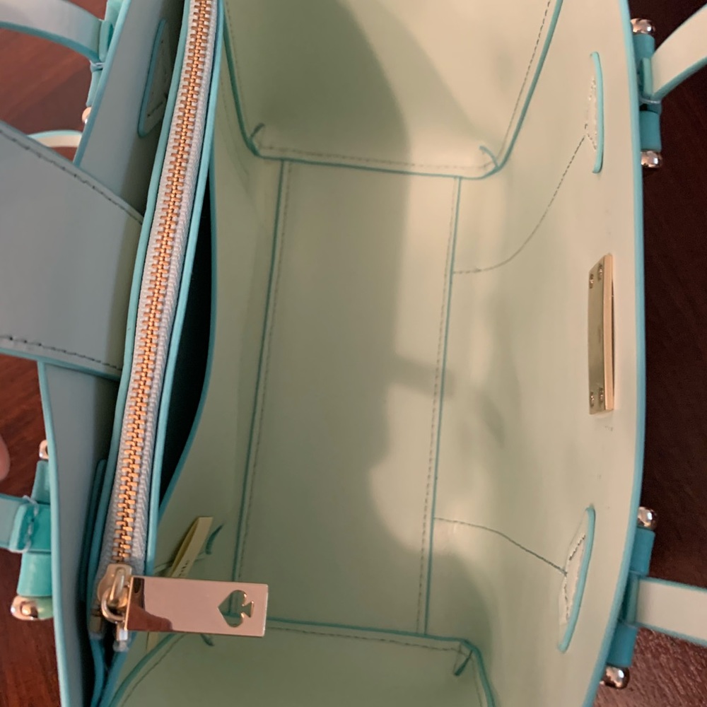 Kate Spade Purse Tiffany Color Bag Womens Blue Bag - Picture 8 of 12